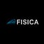 Fisica Logo Over Black Background